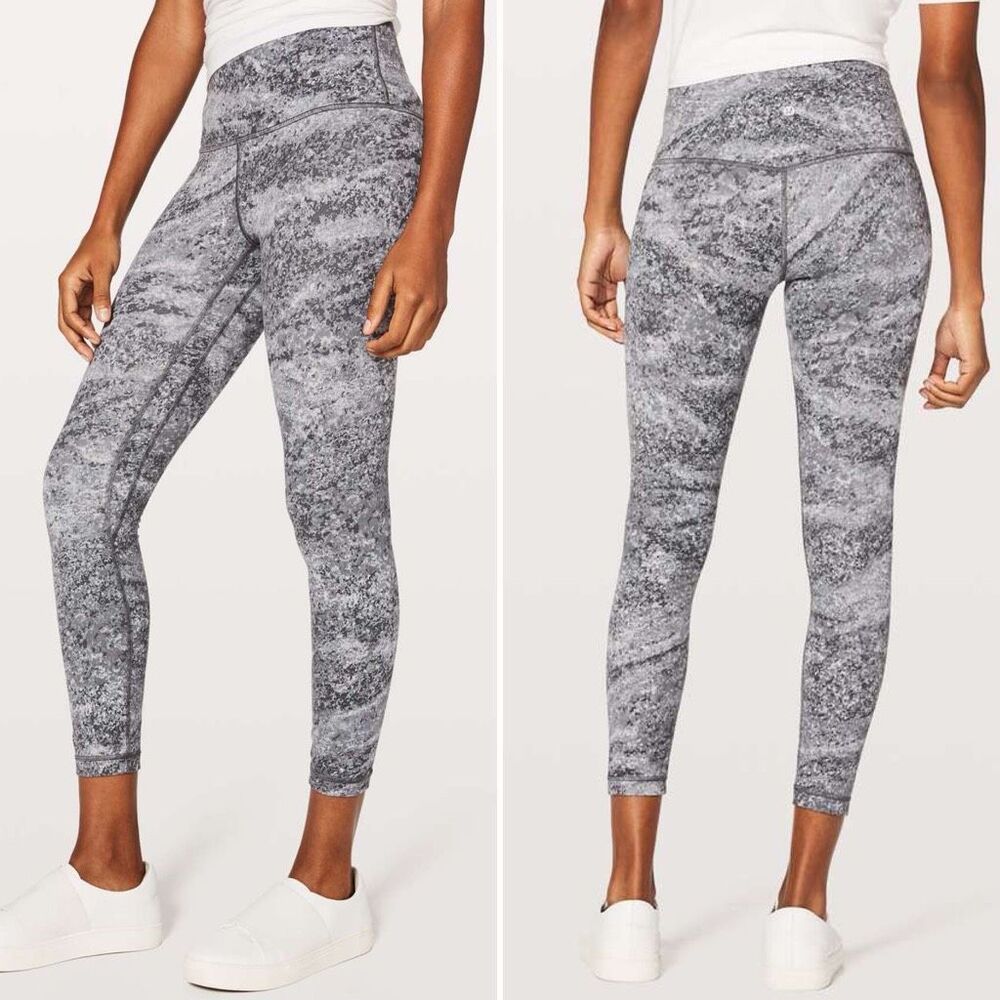 Lululemon Align Pant II 25" in Area Ice Grey Size 6